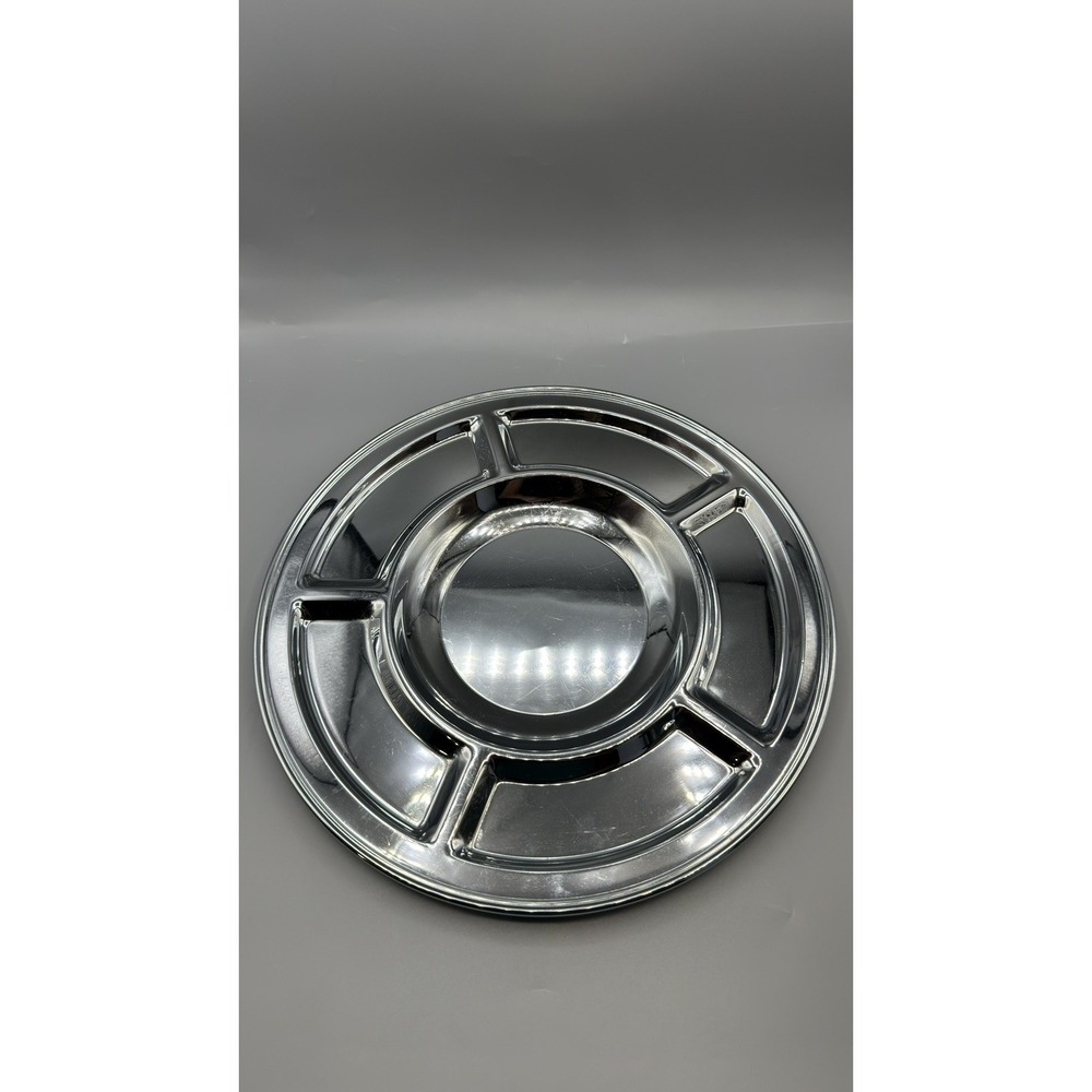 A Danny Wilson Original Silver Tray | Chrome Serving Tray | Vintage Mid Century.